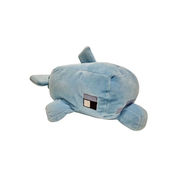 Minecraft Dolphin Plush Happy Explorer 12" Inch Stuffed Animal Mojang Gamer - Picture 1 of 5